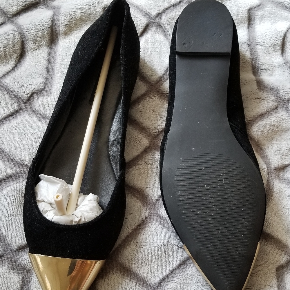 Never worn shoemint sued flats